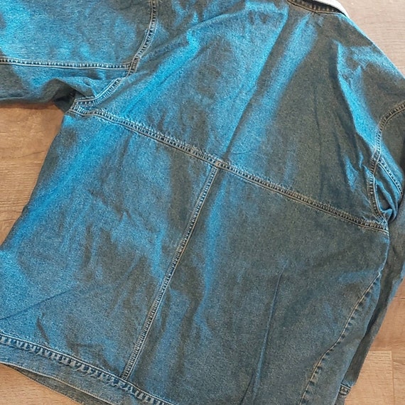 Vintage Cenza Ladies Denim jacket parka 80s 90s - image 6