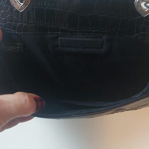 VTG Brighton Elegant Black Women's Bag Baguette Y2K baddie Bild 7
