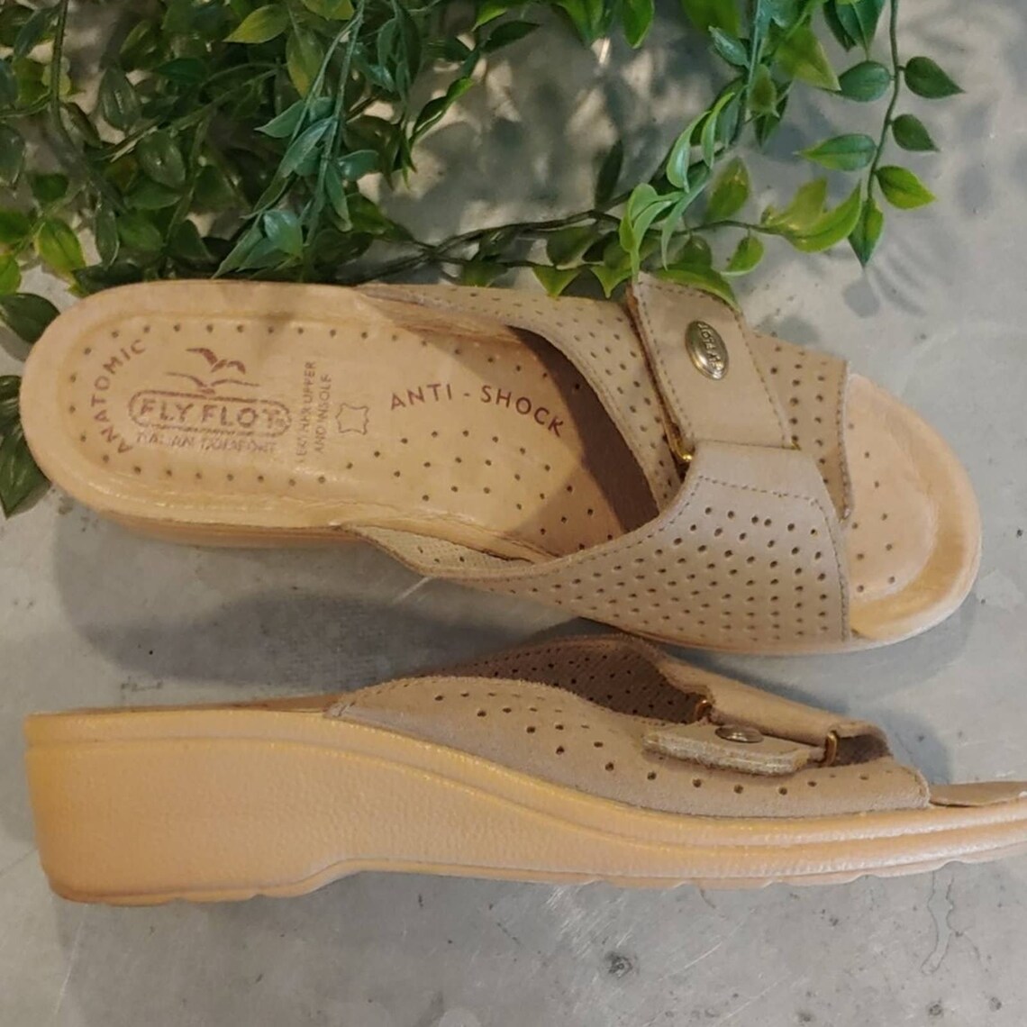 fly tan sandals