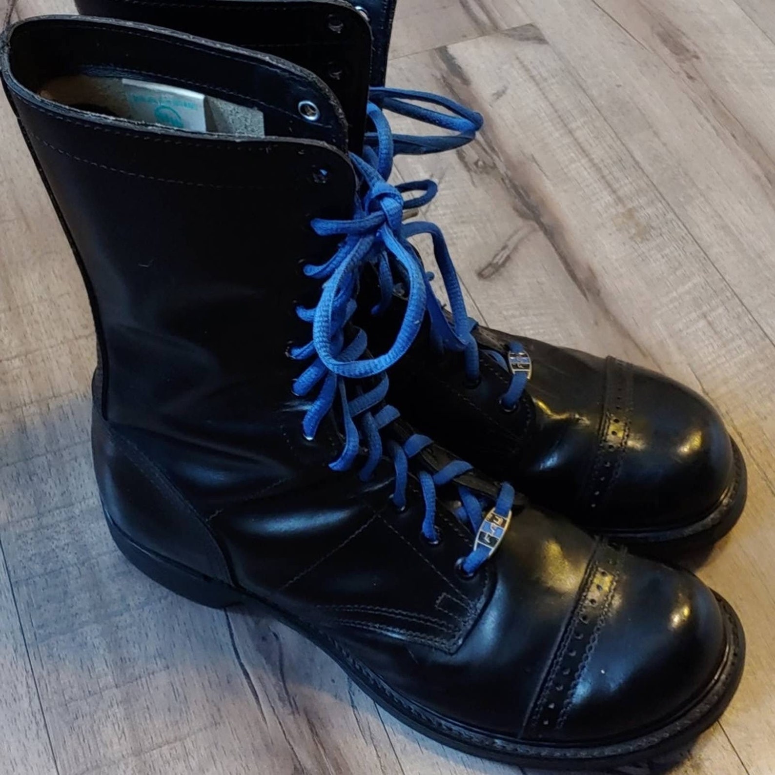 Double H Brand HH Military Jump Boots Leather Etsy