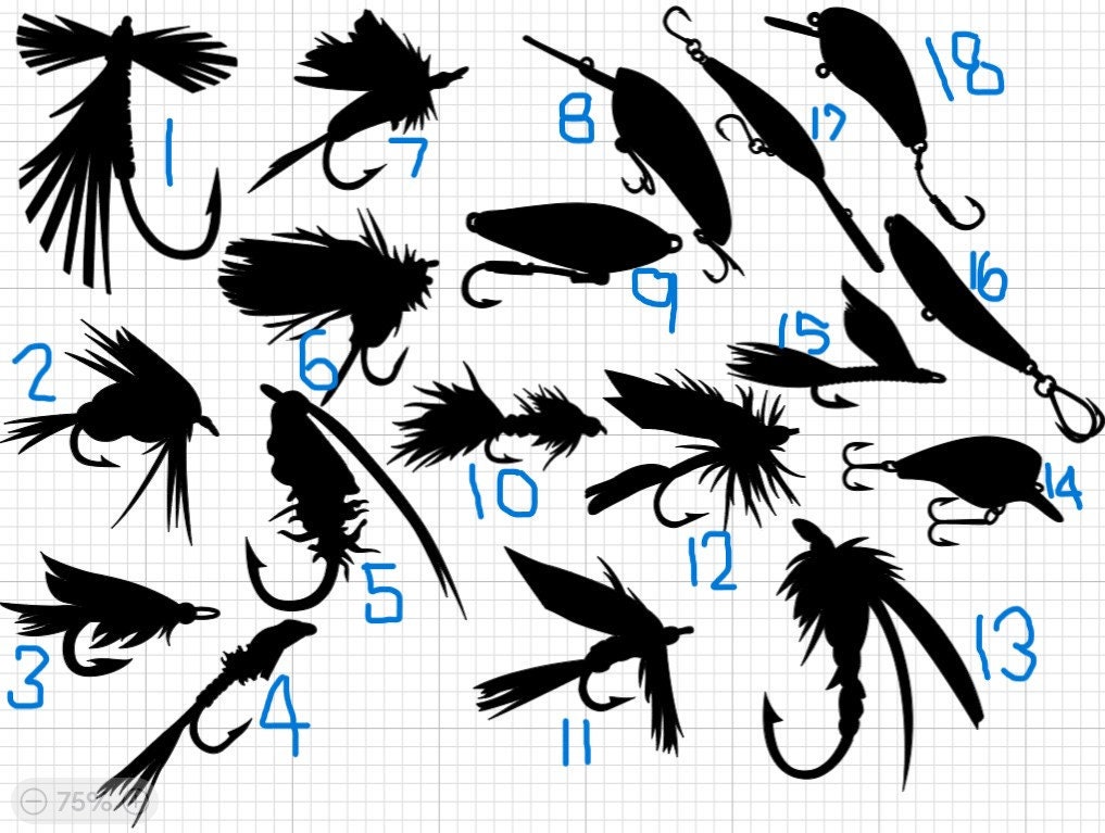 Fishing Decals - Etsy