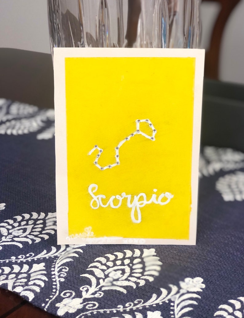 Scorpio Lucky Color Zodiac Sign Etsy