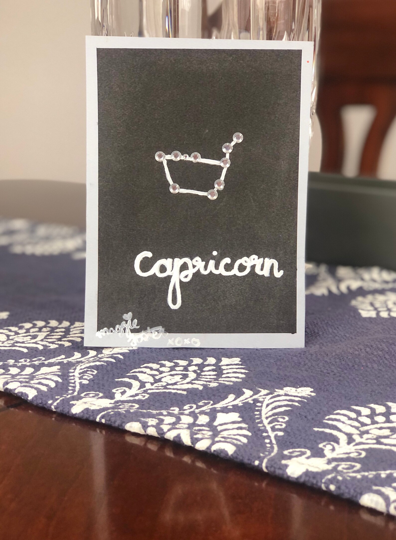 Capricorn lucky color zodiac sign etsy