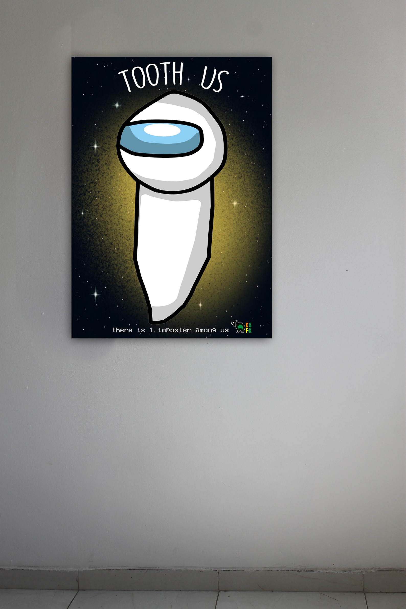 Pin the Face to the Tooth, Among Us, Dental Among Us, Group Games, Pdf ...