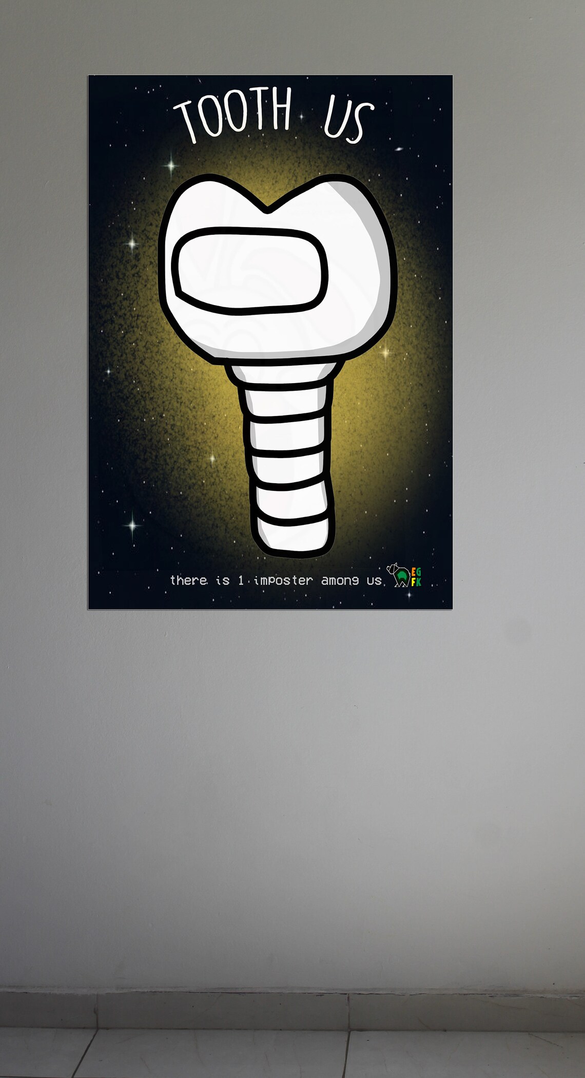 Pin the Face to the Tooth, Among Us, Dental Among Us, Group Games, Pdf ...