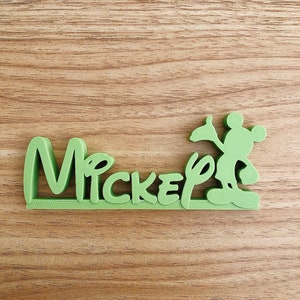 Customizable Disney Styled Name Plate - 5" long