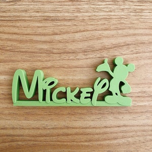 Customizable Disney Styled Name Plate - 7&quot; long