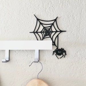 Halloween Door Corner Sign | Spider Web | Halloween decor
