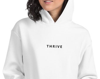 THRIVE Embroidered Unisex Hoodie - in 5 color variations