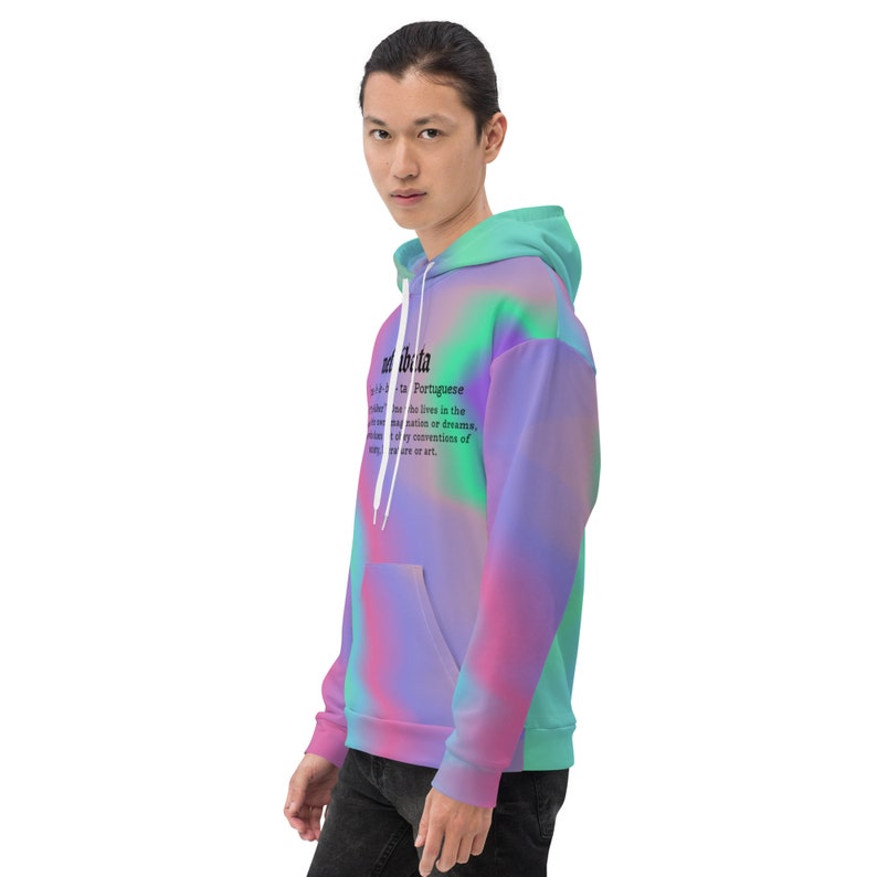 Cloud Walker Colorful Synthwave Unisex Hoodie / Unique Rave Outfit / Comfortable Active Clothing / Matching Set image 8