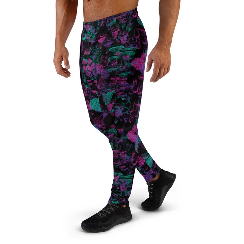 Colorful Mushroom Print Men's Joggers image 5