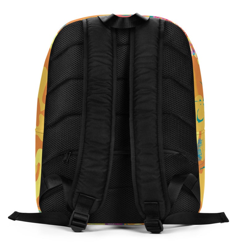 Designer created All-Over Print Minimalist Backpack /'/'Make Art Not War/'/' collection