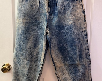 Vintage 80’s Women’s Whip Acid Washed Jeans