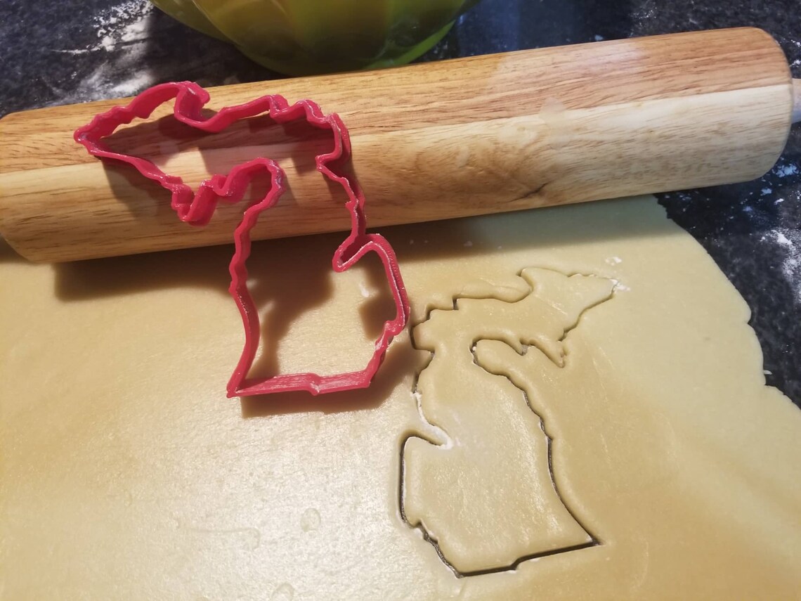 Michigan State cookie cutterFondant Sugar Cookies Etsy