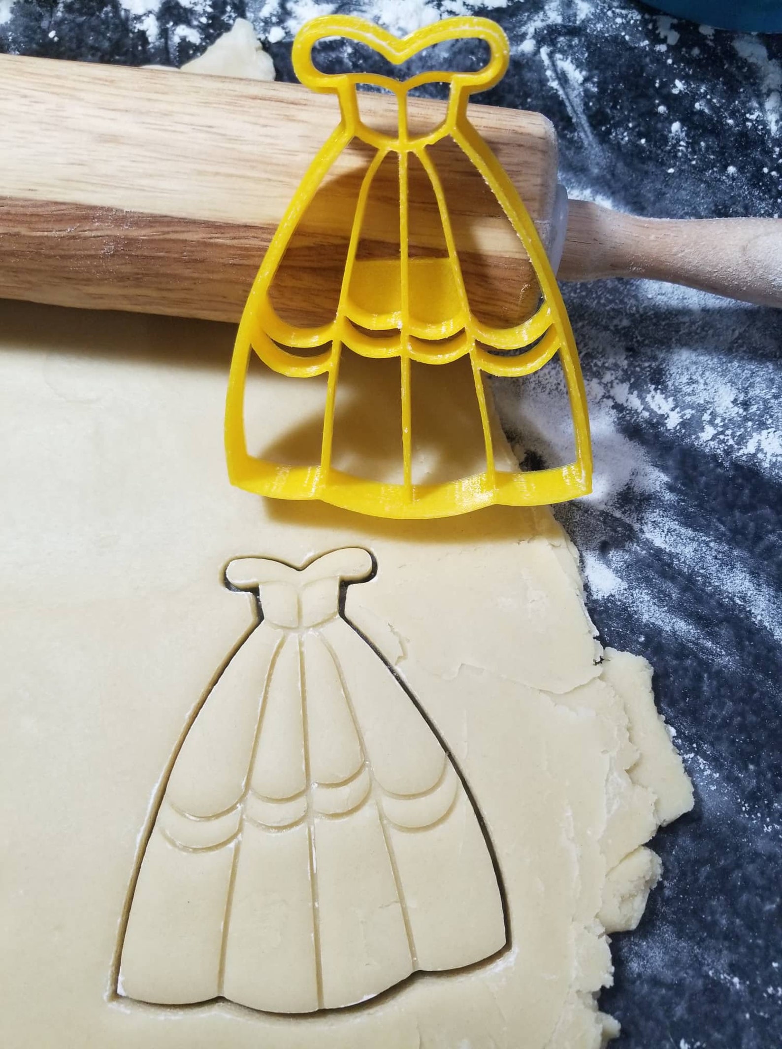 Belle Dress cookie cutterFondant Sugar Cookies Etsy