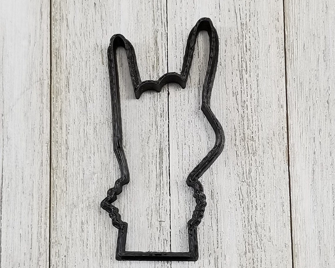 Rock on hand cookie cutterFondant Sugar Cookies Etsy