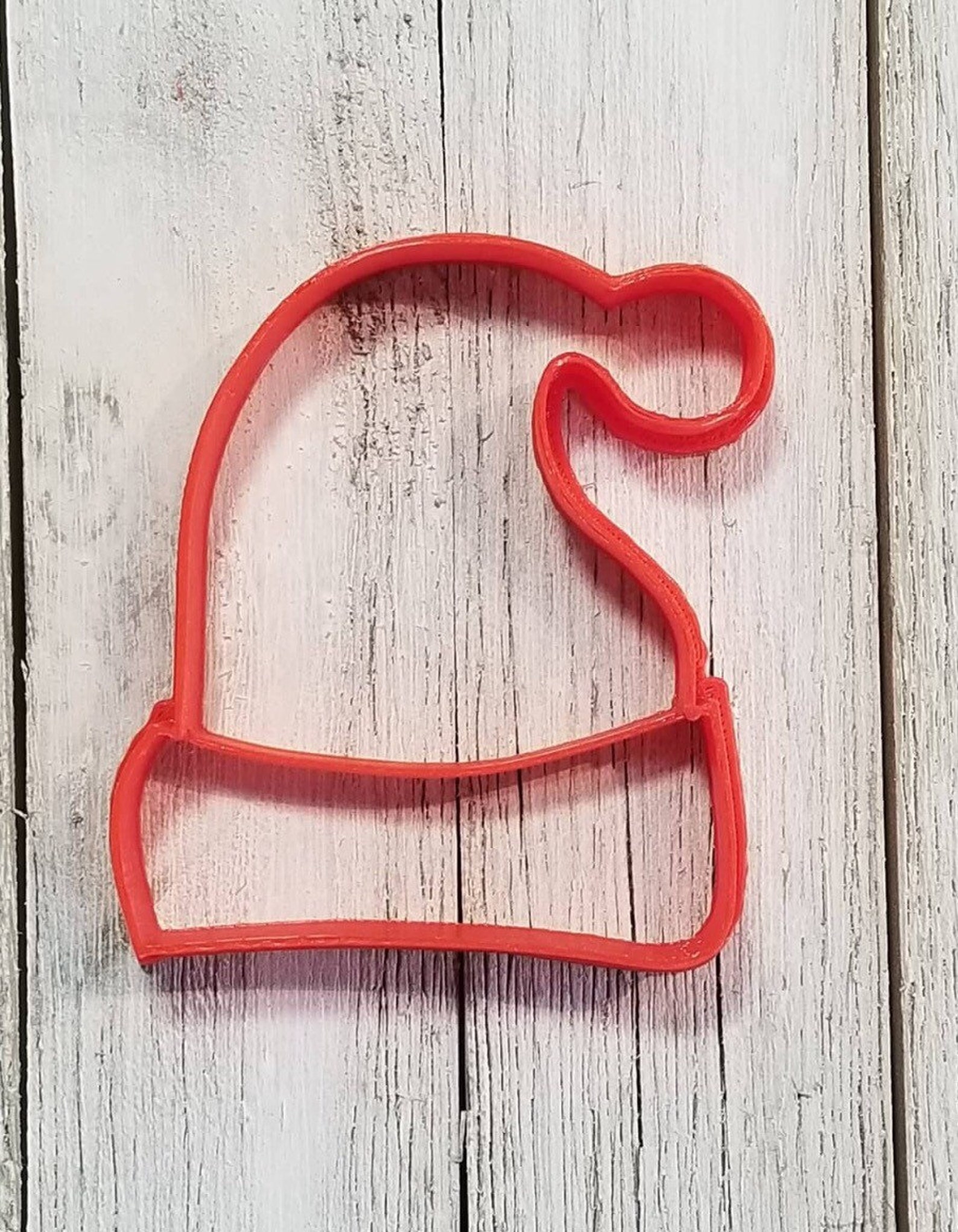 Santa Hat cookie cutterFondant Sugar Cookies Etsy