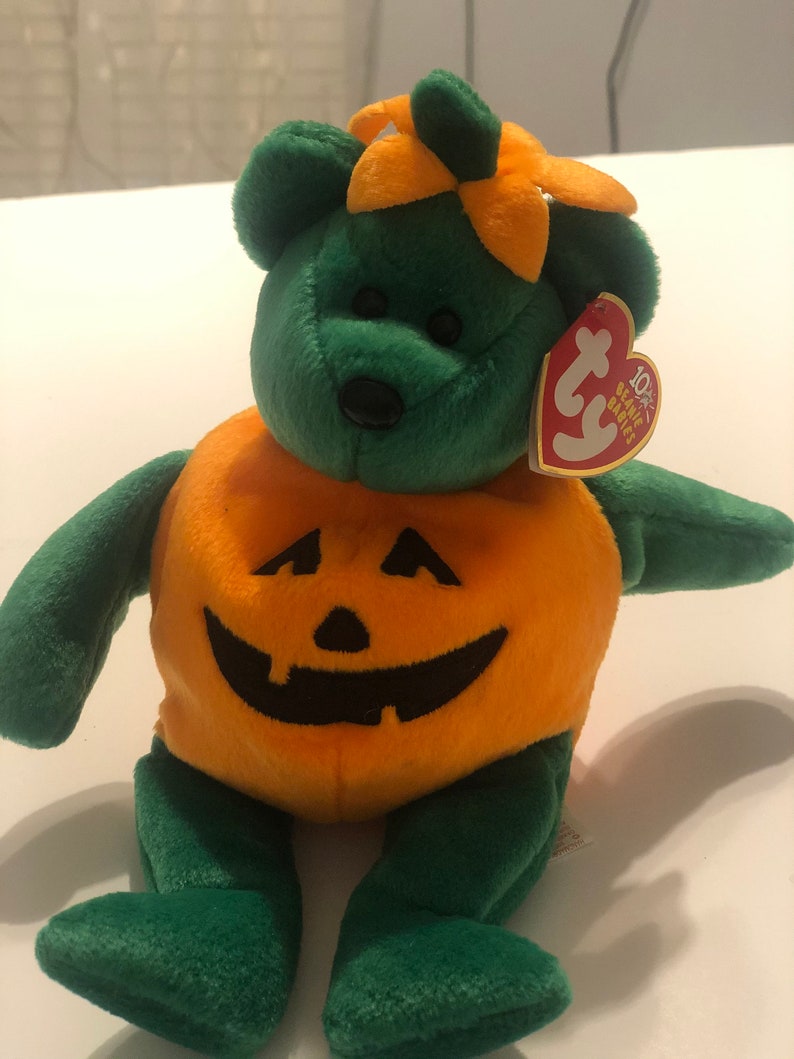 TY Beanie Halloween Collection Sheets Pumkin Spooky Tricky Etsy