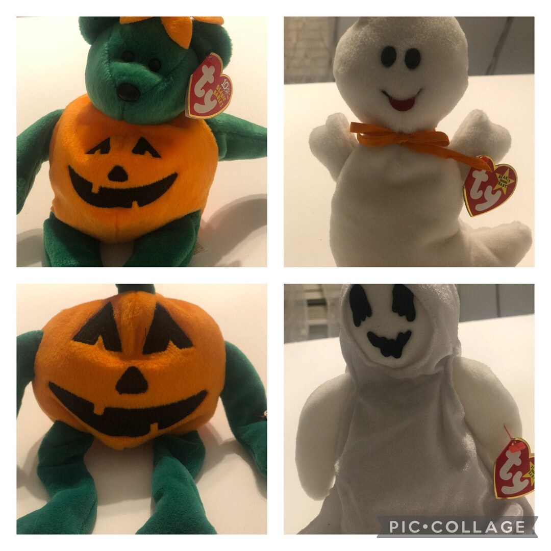 TY Beanie Halloween Collection Sheets, Pumkin, Spooky, Tricky Etsy
