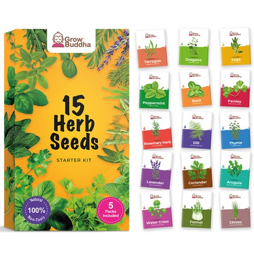 HERB GROWING KIT Seed Starter Kit 8 Herb Grow Your Own Herb Etsy UK