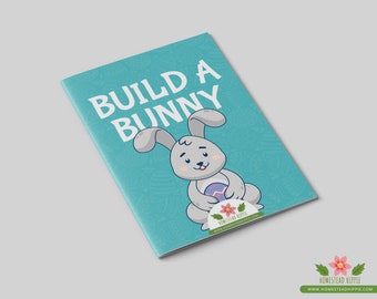 Build A Bunny, Kids Activity, Easter Bunny, Kids Craft, Easter Printable