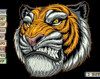 Tiger symbol year Machine Embroidery Design file