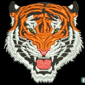 Tiger Machine Embroidery Design