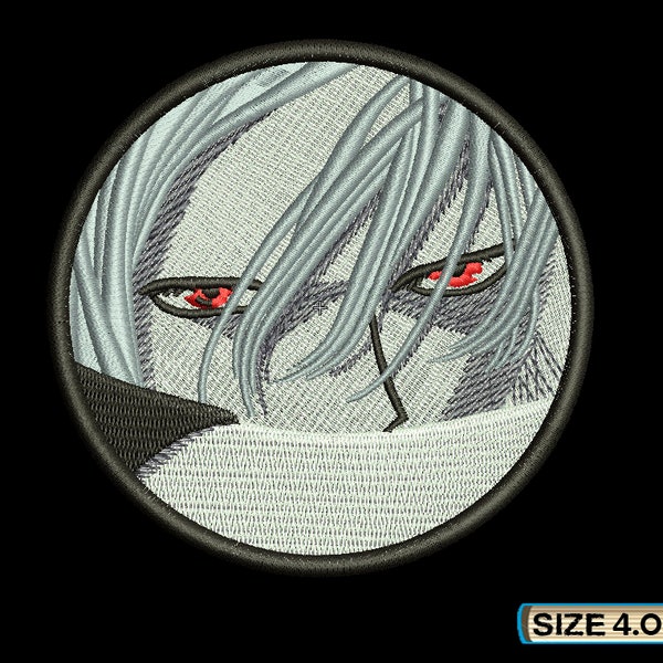 Eyes face patch Machine Embroidery Design anime File
