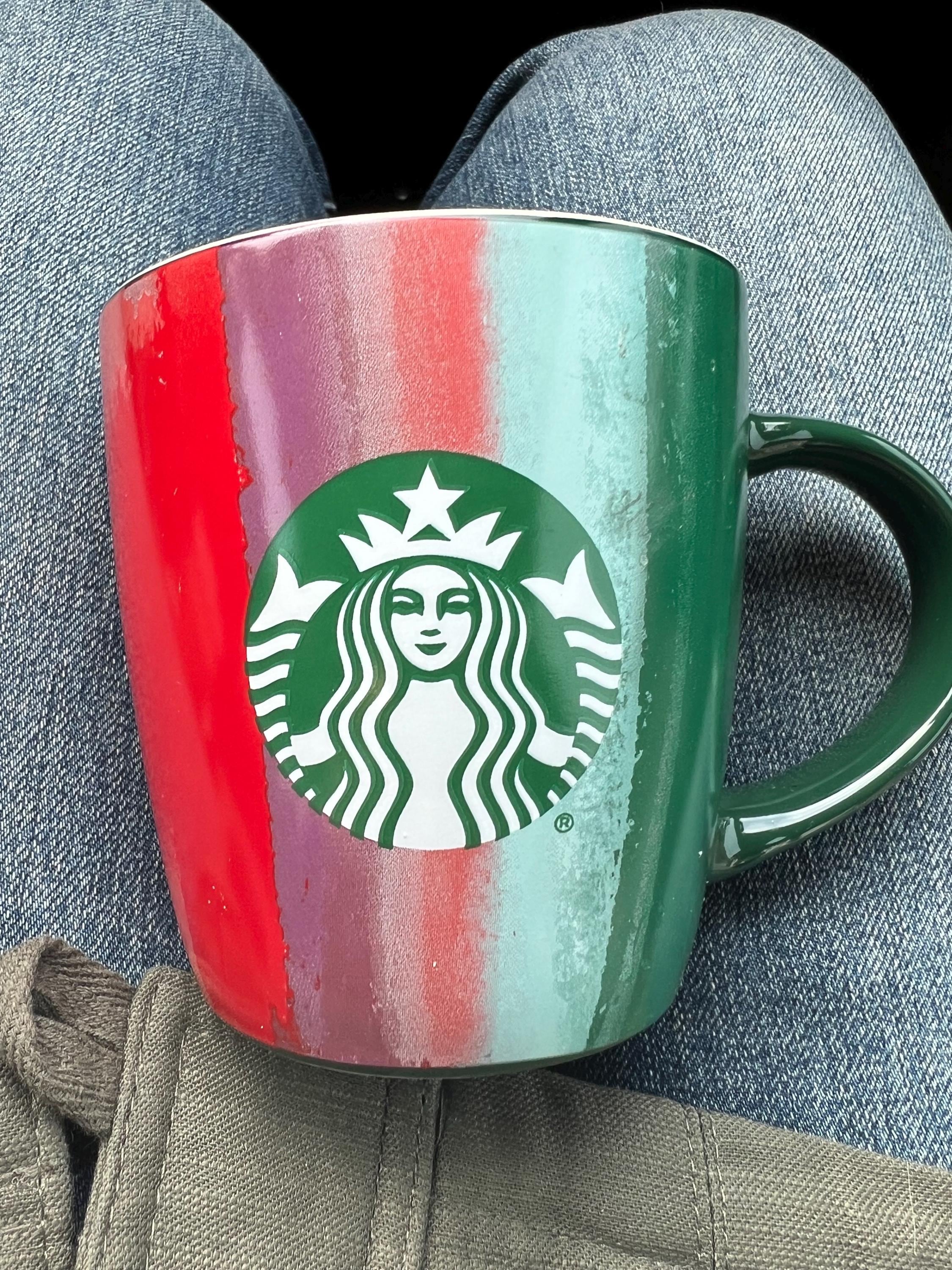 Starbucks Green Mug 12 Oz - Etsy