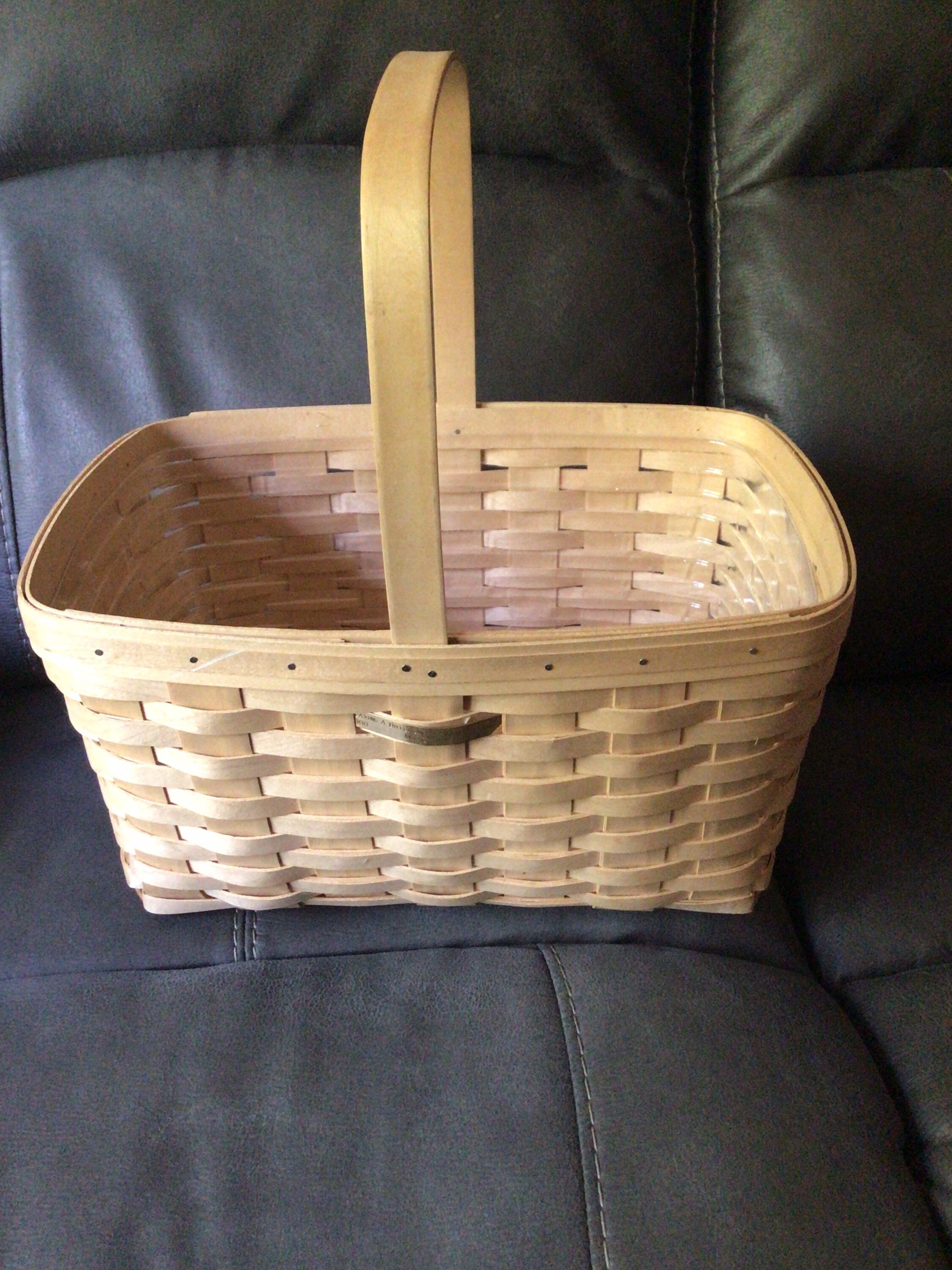2004 Longaberger basket with handle Free Shipping Etsy