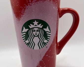 Taza de cerámica para café Starbucks de 473 ml (16 oz) para el Día de San Valentín 2021 de Starbucks