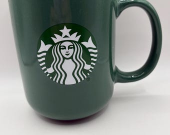 Taza de café de cerámica verde de Starbucks 2020