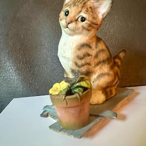 Country Artists ネコ　置物 Country Artists Cat Figurines - Etsy