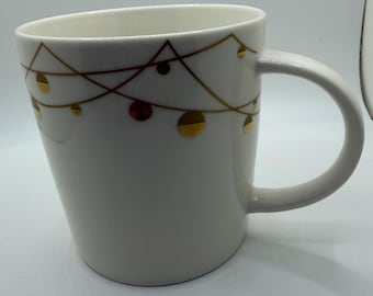 Taza de 355 ml (12 oz) con diseño de guirnalda de luces navideñas de Starbucks 2012