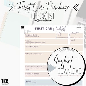 Car Purchase Planner | Budgeting For A New Car | How To Plan For A Car Purchase | How To Buy A Car | Car Buying Guide | Car Savings Tracker