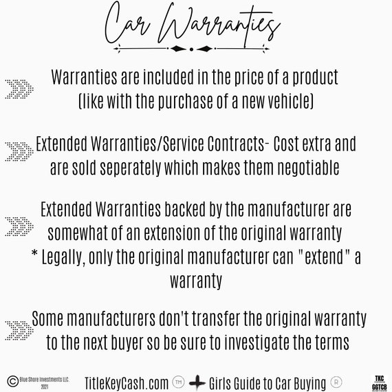 Car Warranty Worksheet Printable Warranty Tracker Auto Purchase