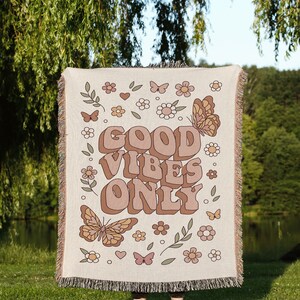 Vibes Throw Blanket main image 0