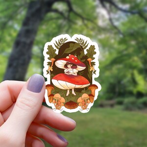 Mushroom Fairy Sticker | Fairy Sticker | Water Bottle Sticker | Laptop Sticker | Vinyl Sticker | Waterproof Sticker