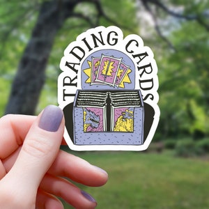 Trading Cards Sticker | Card Sticker | Vinyl Sticker | Water Bottle Sticker | Laptop Sticker | Waterproof Sticker