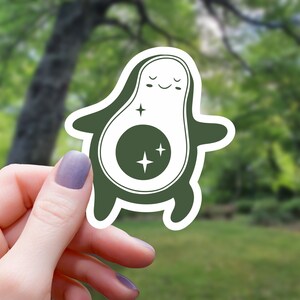 Yogacado Avocado Sticker | Yoga Sticker | Water Bottle Sticker | Laptop Sticker | Waterproof Sticker | Vinyl Sticker