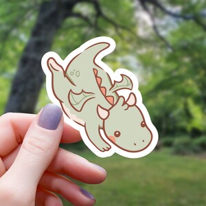 Swimming Dragon Sticker | Dragon Sticker | Water Bottle Sticker | Laptop Sticker | Vinyl Sticker | Waterproof Sticker