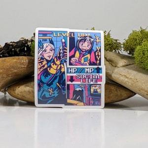 Anime Video Game Comic Strip Sticker | Comic Sticker | Anime Sticker | Japan Sticker | Gamer Sticker