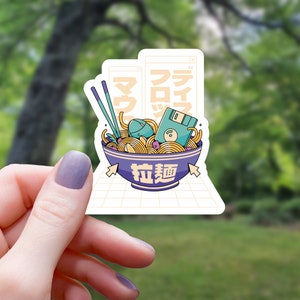 Tech Ramen Sticker | Ramen Sticker | | Vinly Sticker | Laptop Sticker | Water Bottle Sticker | Waterproof