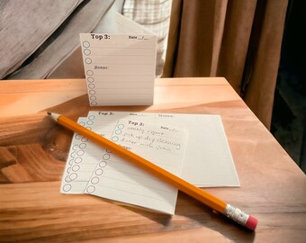 Tarjeta Diaria 3x5 - Simplifique su productividad