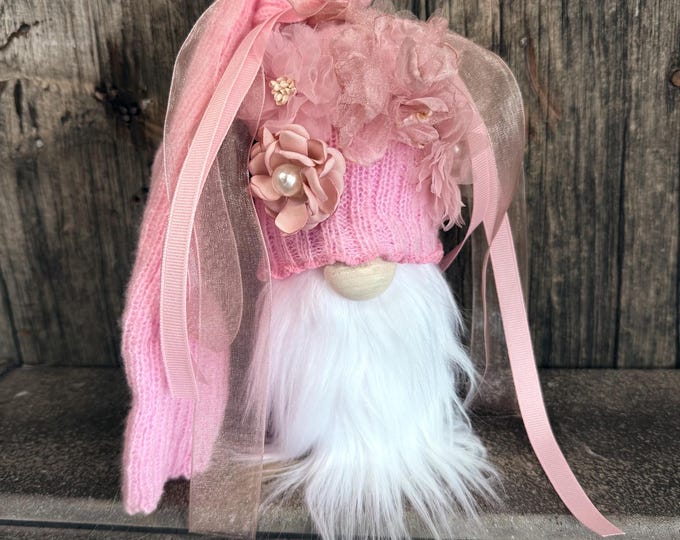 Mom gnome/Coffee Bar Decor/Coffee gnome/Mom gift/Handmade Gnome/Nisse Tomte/Tiered Tray Decor/