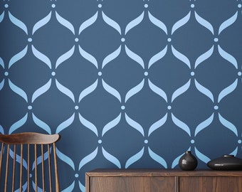 ALARA Trellis Wall Stencil for Painting, Large Lattice Pattern Stencil, Classic Home Decor