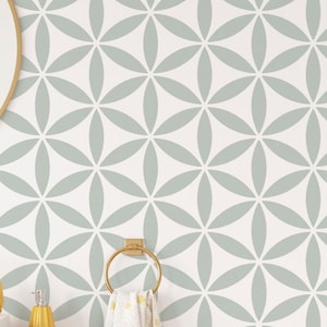Szablon ścienny NILE Sacred Geometry, szablon z motywem mandali Kwiat Życia, duchowy wystrój domu