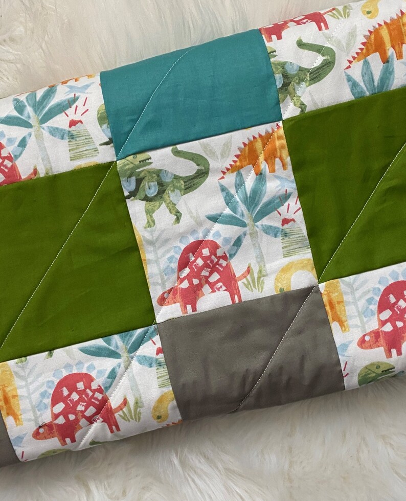 Modern Baby Quilt Modern Baby Boy Quilt Baby Quilt Blanket Etsy