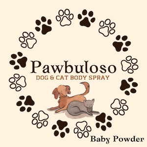 Pawbuloso Spray Corporal para Cães e Gatos