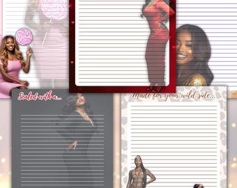 Custom Love Letters Notebook Paper Bundle